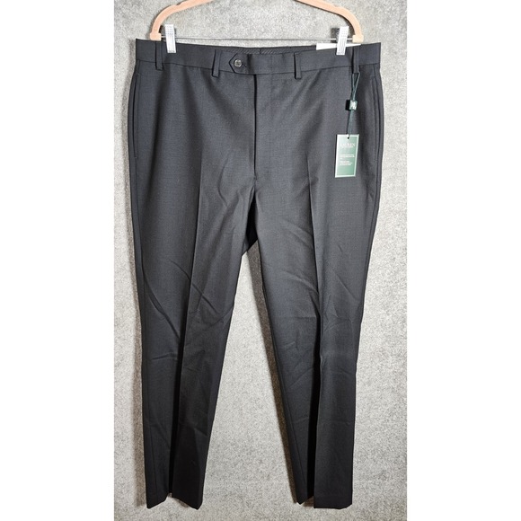 LAUREN Ralph Lauren Wool‎ Total Comfort Dress Pants Mens Size 38x34 Black NWT